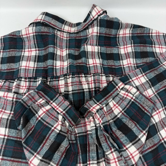 Kathy Ireland Green Tartan Plaid Maxi Length Flannel Night Gown 4X Long Sleeve - Picture 12 of 14